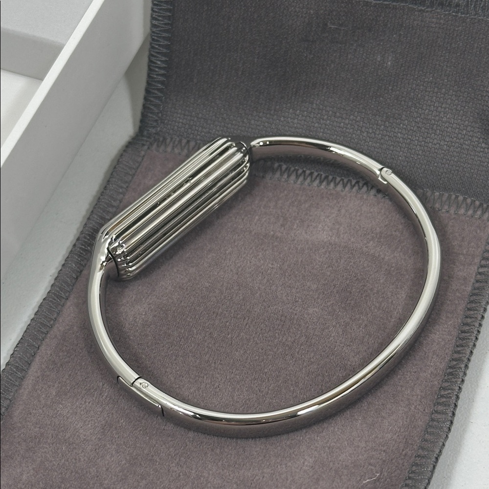 Fitbit Flex 2 Silver Accessory Bangle (Small) – Original Box Included - Picture 2 of 12
